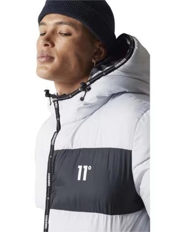 11 DEGREES GIACCA TRAPUNTATA 11 DEGREES MICRO PUFFER GRIGIA GRIS