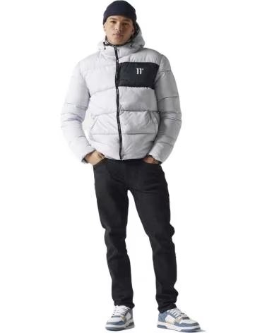 11 DEGREES GIACCA TRAPUNTATA 11 DEGREES MICRO PUFFER GRIGIA GRIS