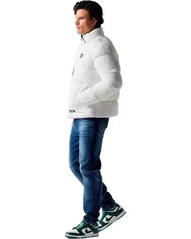 11 DEGREES GIACCA IMBOTTITA CON PANNELLI PUFFER 11 DEGREES BIANCA BLANCO