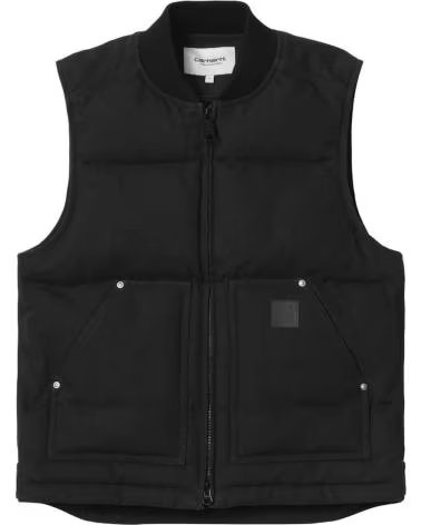 CARHARTT WIP CARHARTT WIP PADDED VEST FOR WOMEN NEGRO