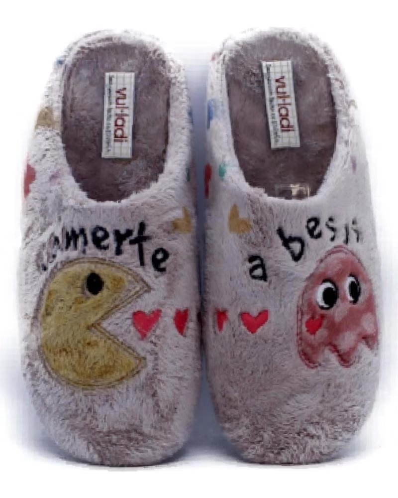 VUL-LADI ZAPATILLAS DE CASA EN PARA MUJER BEIGE