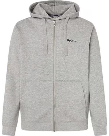 PEPE JEANS SUDADERA CON CAPUCHA PEPE JEANS PARA HOMBRE GRIS GRIS