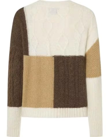 PEPE JEANS PEPE JEANS PULLOVER FÜR DAMEN MIT FARBBLOCKMUSTER MULTICOLOR