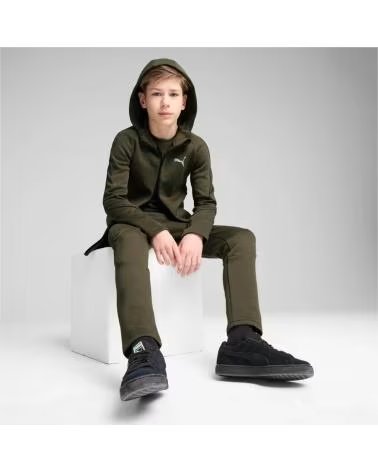 PUMA MOLETOM COM CAPUZ PUMA INFANTIL VERDE