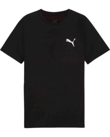 PUMA PUMA ESS LOGO CREW NECK T-SHIRT NEGRO