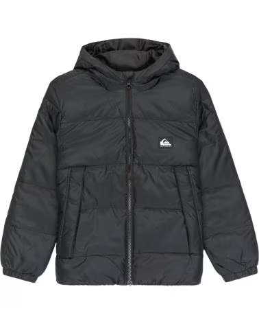 QUIKSILVER QUIKSILVER COLD DAYS KVJ0 BLACK JACKET WITH HOOD NEGRO