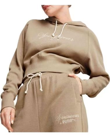 PUMA PANTALON LARGE PUMA POUR FEMME EN BEIGE BEIGE