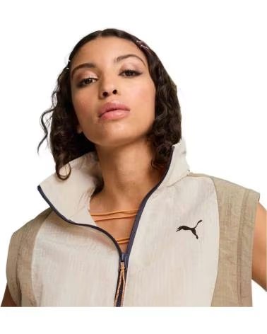 PUMA SUDADERAS MUJER MODELO DARE TO MODULAR COLOR MARRON LPSWOB