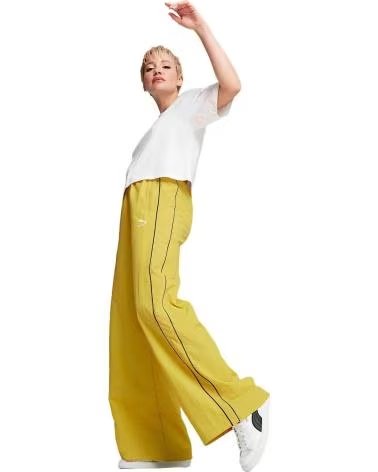 PUMA PANTALON LARGE PUMA POUR FEMME AMARILLO