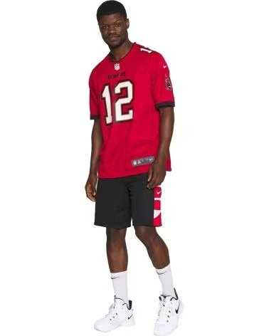 NIKE CAMISETA NIKE NFL TAMPA BAY BUCCANEERS TOM BRADY #12 ROJA ROJO