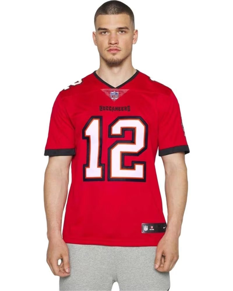 NIKE CAMISETA DE FÚTBOL AMERICANO NIKE TOM BRADY #12 TAMPA BAY BUCCANEERS HOMBRE ROJO
