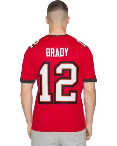 NIKE CAMISETA DE FÚTBOL AMERICANO NIKE TOM BRADY #12 TAMPA BAY BUCCANEERS HOMBRE ROJO
