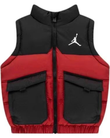 NIKE NIKE JORDAN "FLIGHT" WESTE UNISEX ROT UND SCHWARZ MULTICOLOR