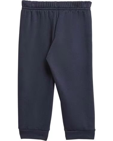 ADIDAS TUTA SPORTIVA ADIDAS PER BAMBINI - FELPA GIALLA E PANTALONE BLU NAVY AMARILLO