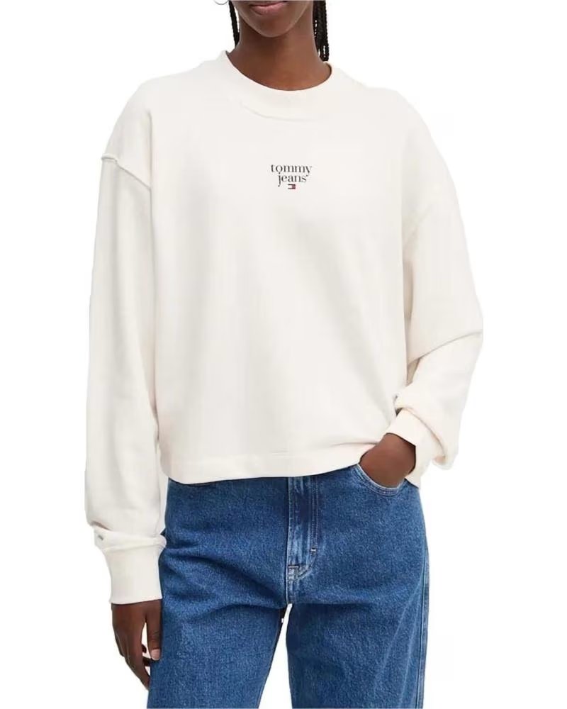 TOMMY JEANS SUDADERA TOMMY JEANS PARA MUJER BLANCO