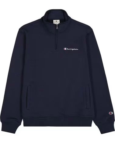 CHAMPION SUDADERA CHAMPION MEDIA CREMALLERA PARA HOMBRE AZUL