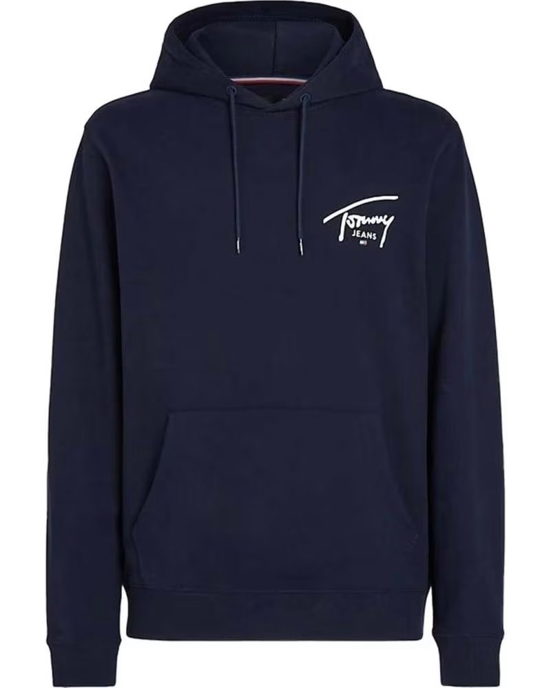 TOMMY HILFIGER FELPA CON CAPPUCCIO DM0DM19229C1G DA UOMO AZUL