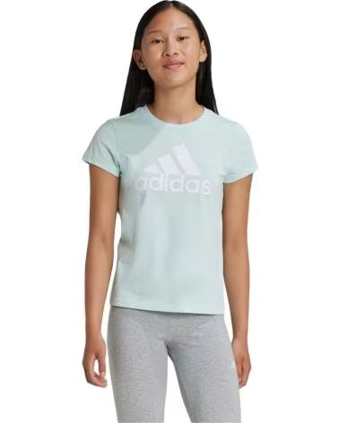 ADIDAS T-SHIRT DE MANGA CURTA COM LOGÓTIPO ESTAMPADO VERDE