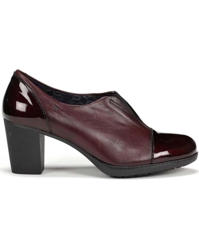 DORKING ZAPATOS DORKING DE TACÓN PARA MUJER EN BURDEOS ROJO