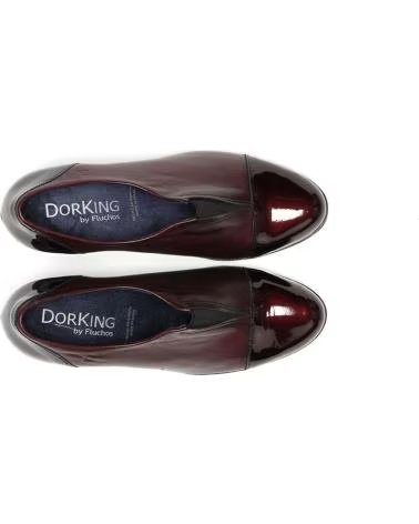 DORKING ZAPATOS DORKING DE TACÓN PARA MUJER EN BURDEOS ROJO