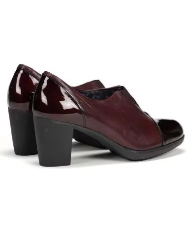 DORKING ZAPATOS DORKING DE TACÓN PARA MUJER EN BURDEOS ROJO