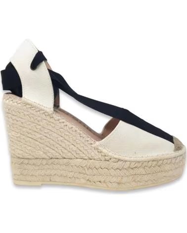 MACARENA SANDALIAS DE PLATAFORMA EN PARA MUJER BEIGE