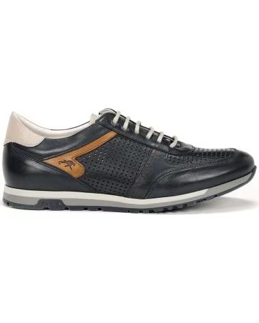 FLUCHOS SAPATOS MASCULINOS DE COURO AZUL MARINHO FLUCHOS AZUL