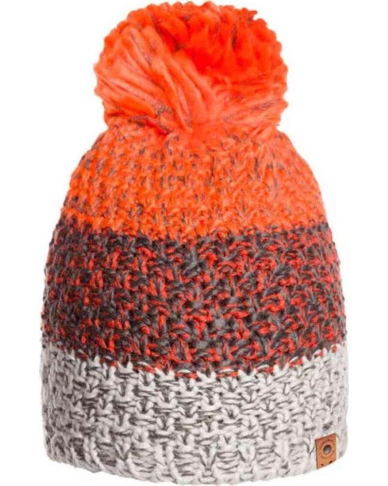 TRANGOWORLD TRANGOWORLD UNISEX KNIT BEANIE WITH POM-POM NARANJA