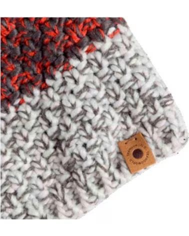TRANGOWORLD TRANGOWORLD UNISEX KNIT BEANIE WITH POM-POM NARANJA
