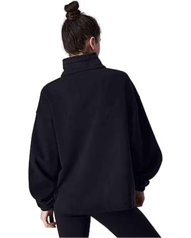 CHAMPION FELPA CHAMPION CON COLLO ALTO DA DONNA IN NERO NEGRO