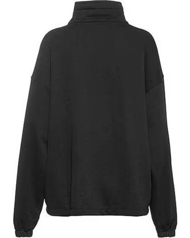 CHAMPION FELPA CHAMPION CON COLLO ALTO DA DONNA IN NERO NEGRO