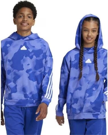 ADIDAS SUDADERA CON CAPUCHA EN PARA NINOS UNISEX AZUL