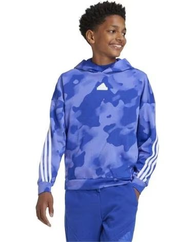 ADIDAS SUDADERA CON CAPUCHA EN PARA NINOS UNISEX AZUL