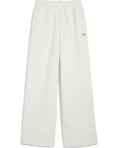 PUMA PANTALONI LARGHI PUMA ESSENTIALS DONNA BIANCHI BLANCO