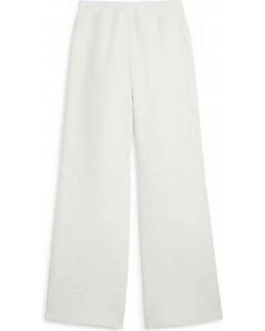 PUMA PANTALONI LARGHI PUMA ESSENTIALS DONNA BIANCHI BLANCO