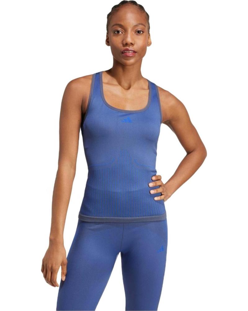 ADIDAS CAMISETA DE TIRANTES EN PARA MUJER AZUL