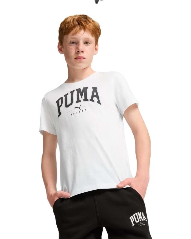 PUMA T-SHIRT GRAFICA PER GIOVANI BLANCO