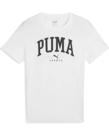 PUMA T-SHIRT GRAFICA PER GIOVANI BLANCO