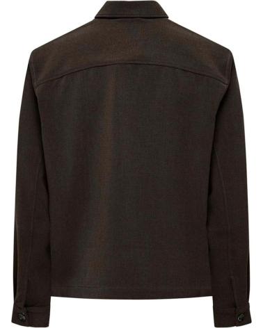 ONLY CAMISA DE HOMBRE ONLY SONS MARRÓN MARRON