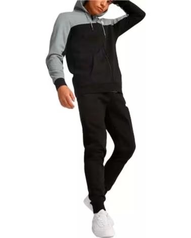PUMA CONJUNTO DEPORTIVO PUMA ESSENTIALS CON CAPUCHA PARA HOMBRE NEGRO