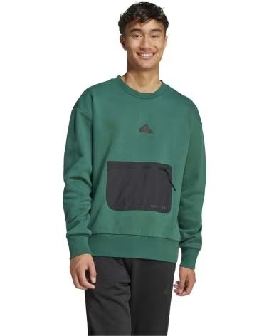 ADIDAS SUDADERA ADIDAS ESSENTIALS PARA HOMBRE EN VERDE VERDE