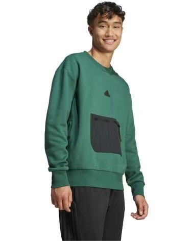 ADIDAS SUDADERA ADIDAS ESSENTIALS PARA HOMBRE EN VERDE VERDE