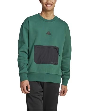 ADIDAS SUDADERA ADIDAS ESSENTIALS PARA HOMBRE EN VERDE VERDE