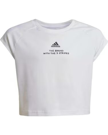 ADIDAS CAMISETA DE MANGA CORTA EN PARA NINAS BLANCO