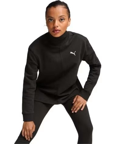 PUMA SUDADERA PUMA HER HIGH NECK CREW T PARA MUJER LILA