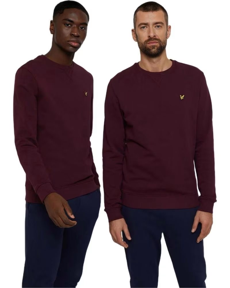 FELPA LYLE SCOTT DA UOMO ROJO