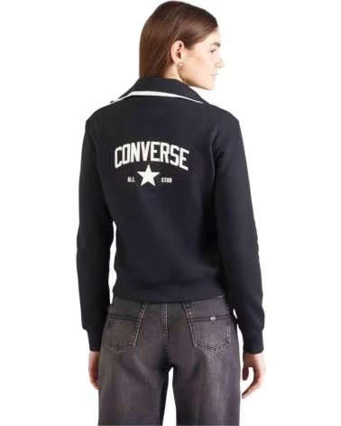 CONVERSE GIACCA CONVERSE NERA DA DONNA NEGRO