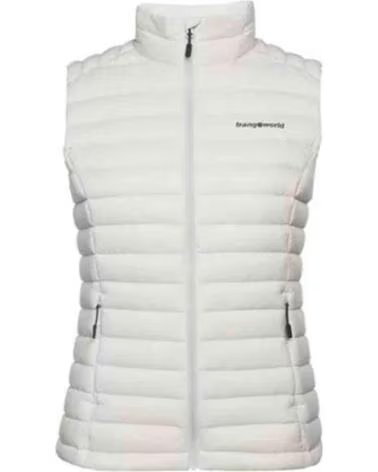 TRANGOWORLD GILET TRANGOWORLD DA DONNA BIANCO BLANCO