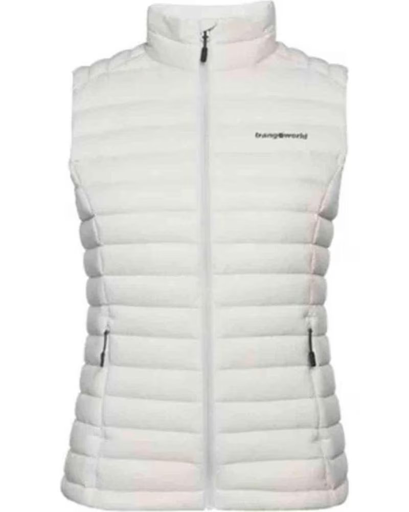 TRANGOWORLD GILET TRANGOWORLD DA DONNA BIANCO BLANCO