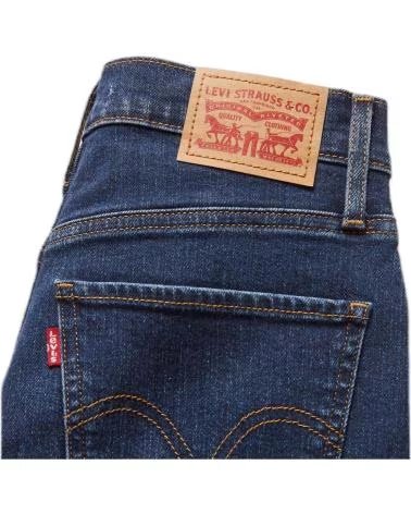 LEVIS LEVIS WIDE LEG BLUE DENIM PANTS FOR WOMEN AZUL